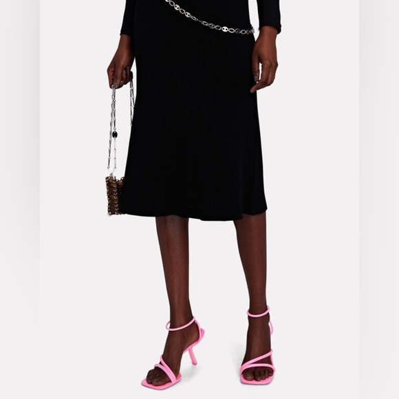 Schutz Shalla Angled-Heel Sandals in Hot Pink Size 10B. - Picture 13 of 14